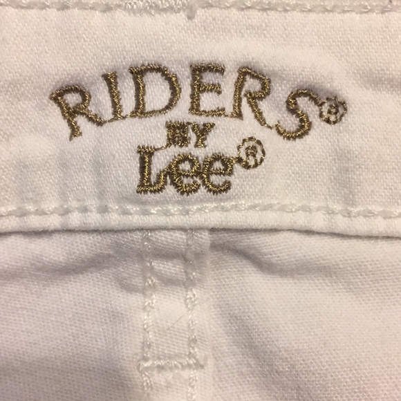 Lee Riders White Denim Capris size 18 - Picture 5 of 5